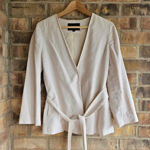 Linen Khaki Blazer